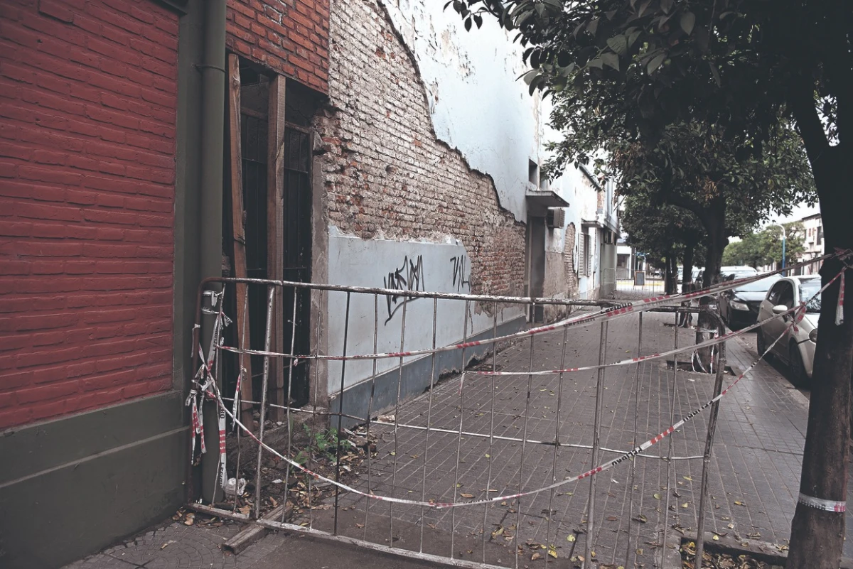 EL SECTOR DE LA CONTROVERSIA. El informe de Catastro municipal advierte sobre los peligros en La Rioja 600.