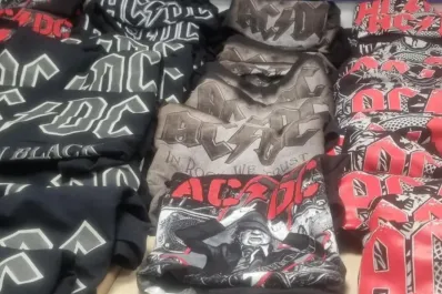 AC/DC en Madrid: tras los riffs de rock, más de 7.000 euros en falsificaciones incautadas