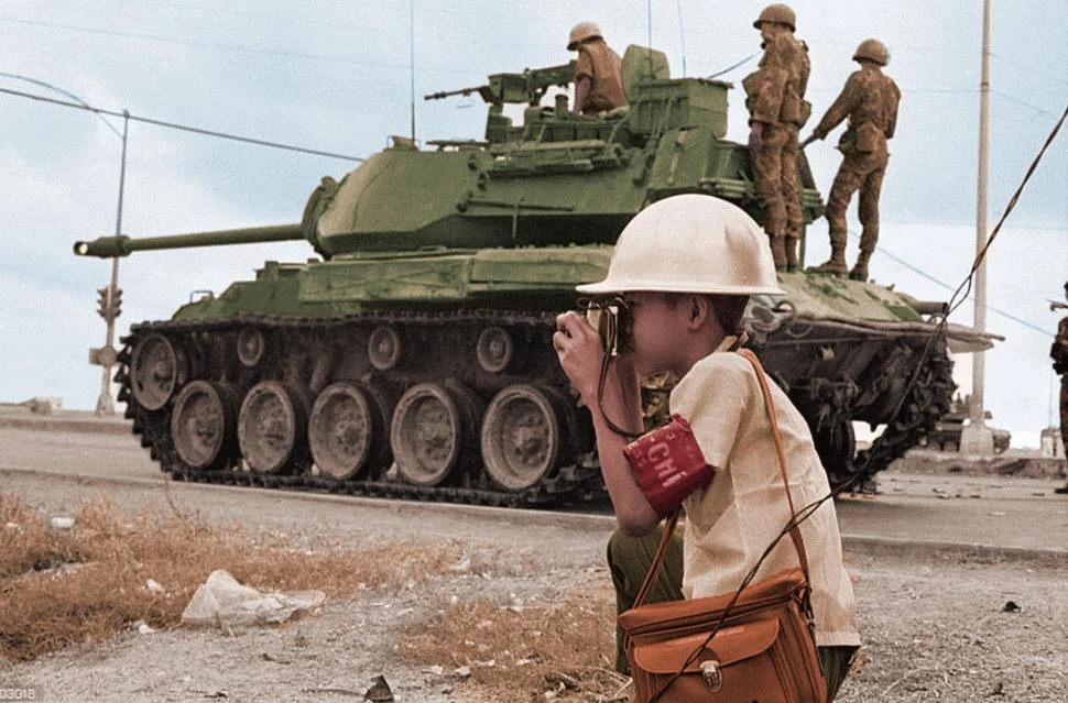 Un fotoperiodista de 12 años en la guerra de Vietnam
