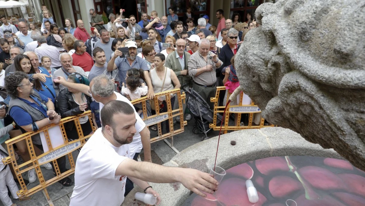 Galicia tiene una fuente que da vino: cuándo, cómo y por qué ocurre este milagro en Lugo