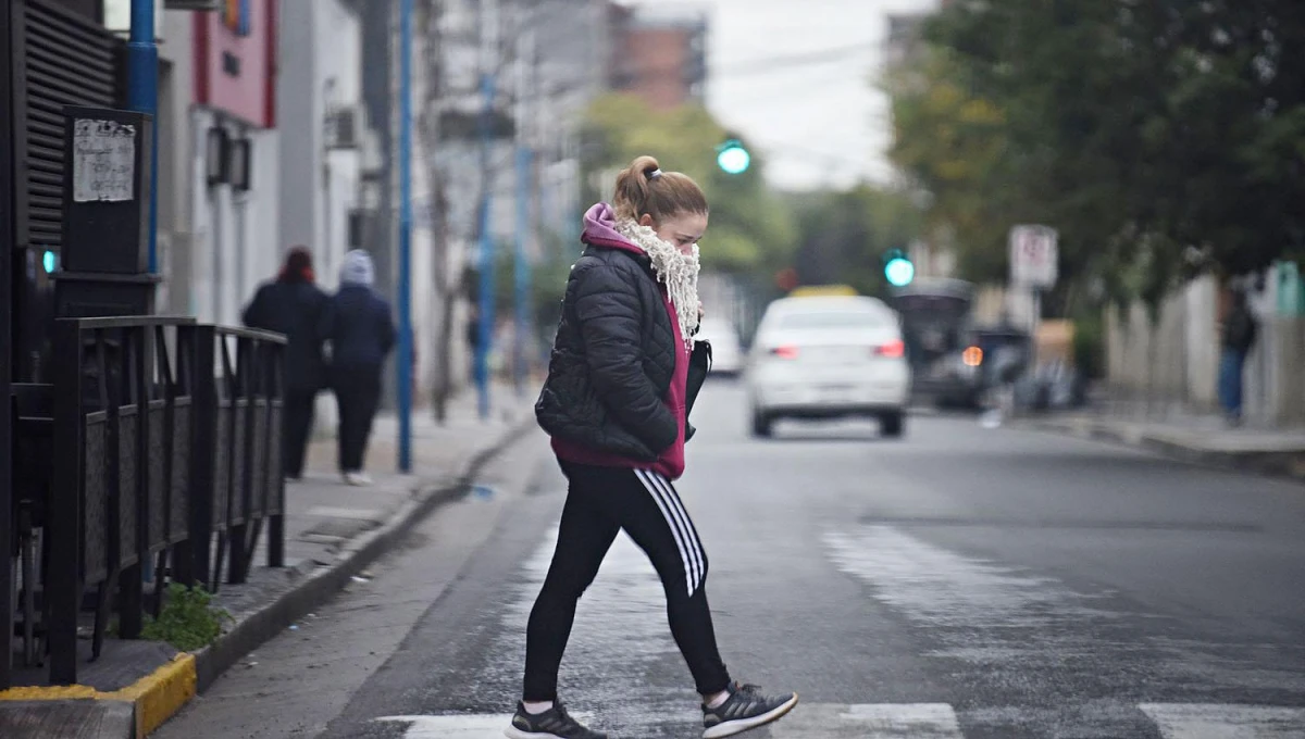 FRESCO. El martes arrancó con una temperatura mínima de apenas 5 °C. 