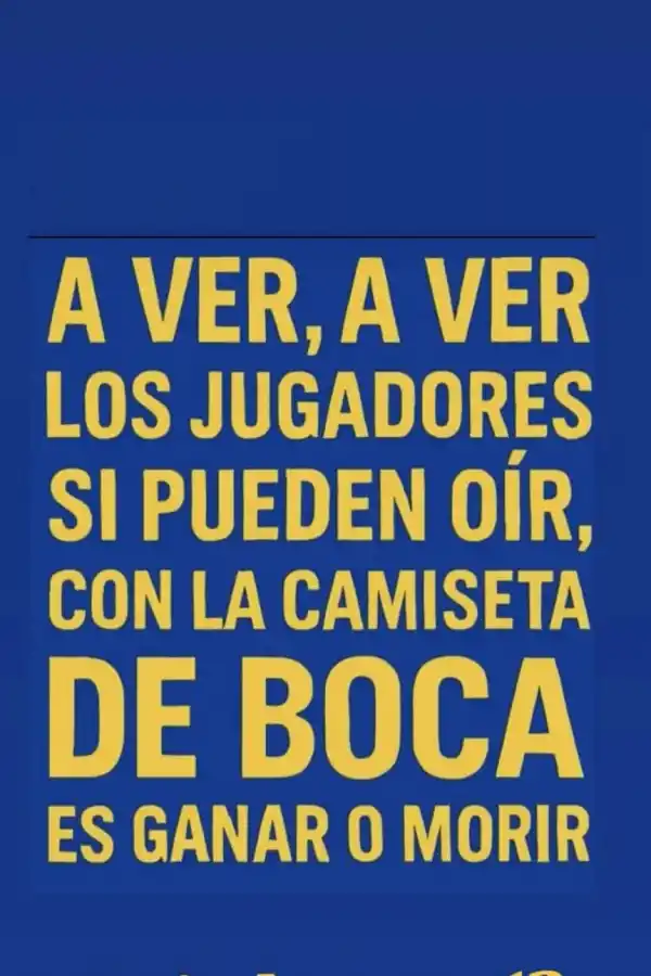 Con la camiseta de Boca es ganar o morir: la advertencia de La 12 que sacude al plantel de Russo