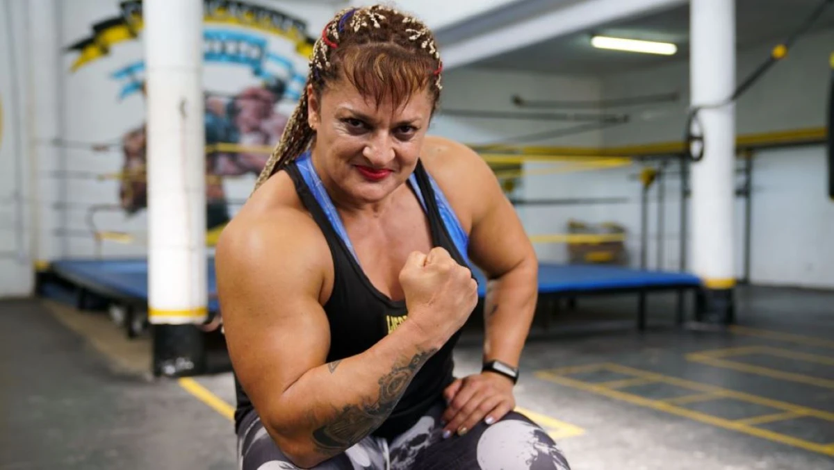 IMPONENTE. Siempre, incluso más luego de dejar de boxear, el físico de Oliveras se caracterizó por su gran musculatura. 