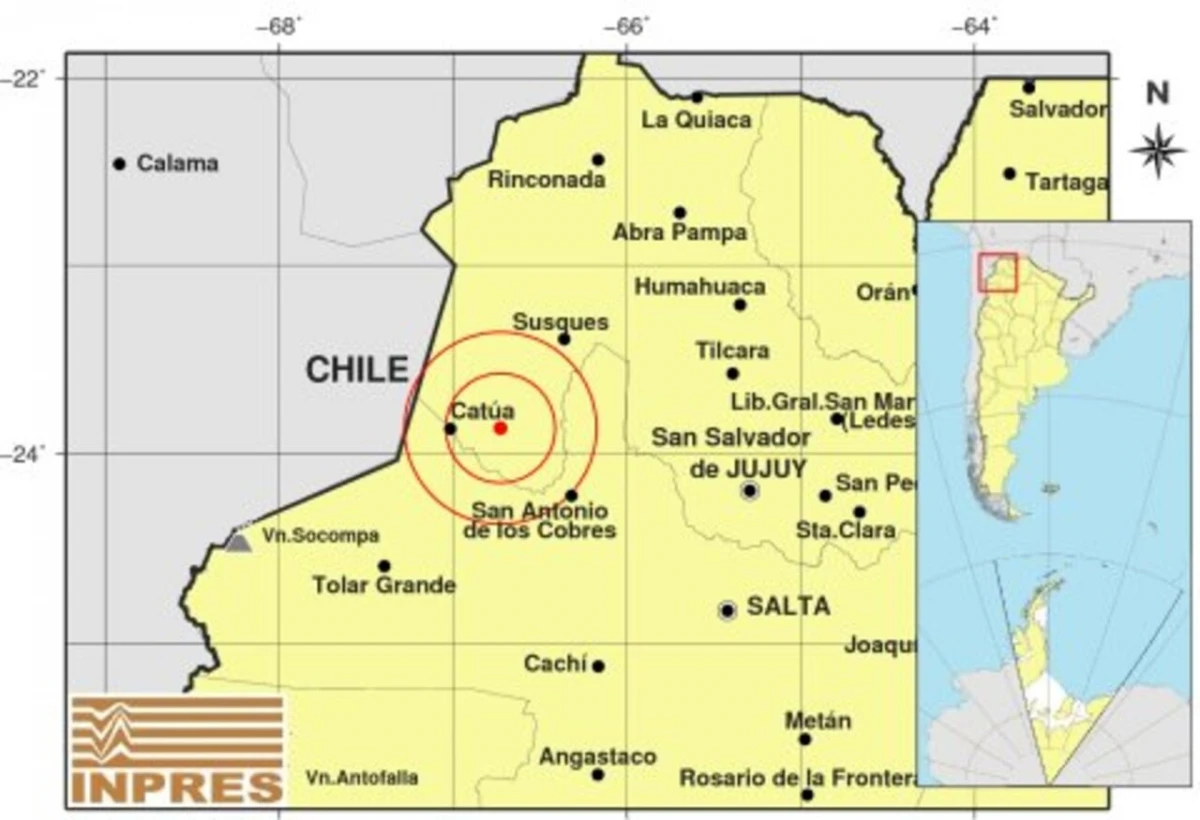 Tras el terremoto en Rusia, dos sismos sacudieron Jujuy y las Islas Georgia del Sur