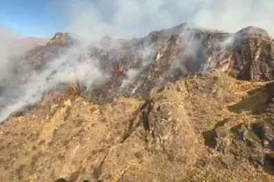 Incendio en Tafí del Valle: No hay heridos, pero el daño ambiental es enorme