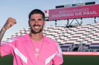 De Paul recibió la habilitación y podría debutar esta noche en Inter Miami