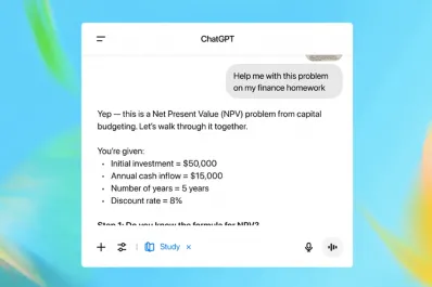 Así funciona el nuevo “modo estudio” de ChatGPT para aprender paso a paso con IA