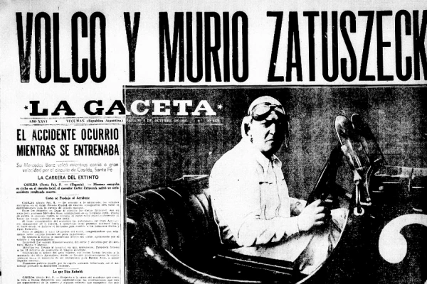 Recuerdos fotográficos: 1937. La absurda tragedia del gran piloto Zatuszeck