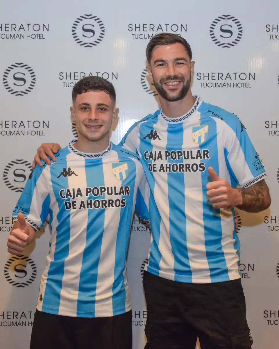 RECIÉN LLEGADOS. Lucas Román y Fausto Grillo son nuevos refuerzos de Atlético Tucumán