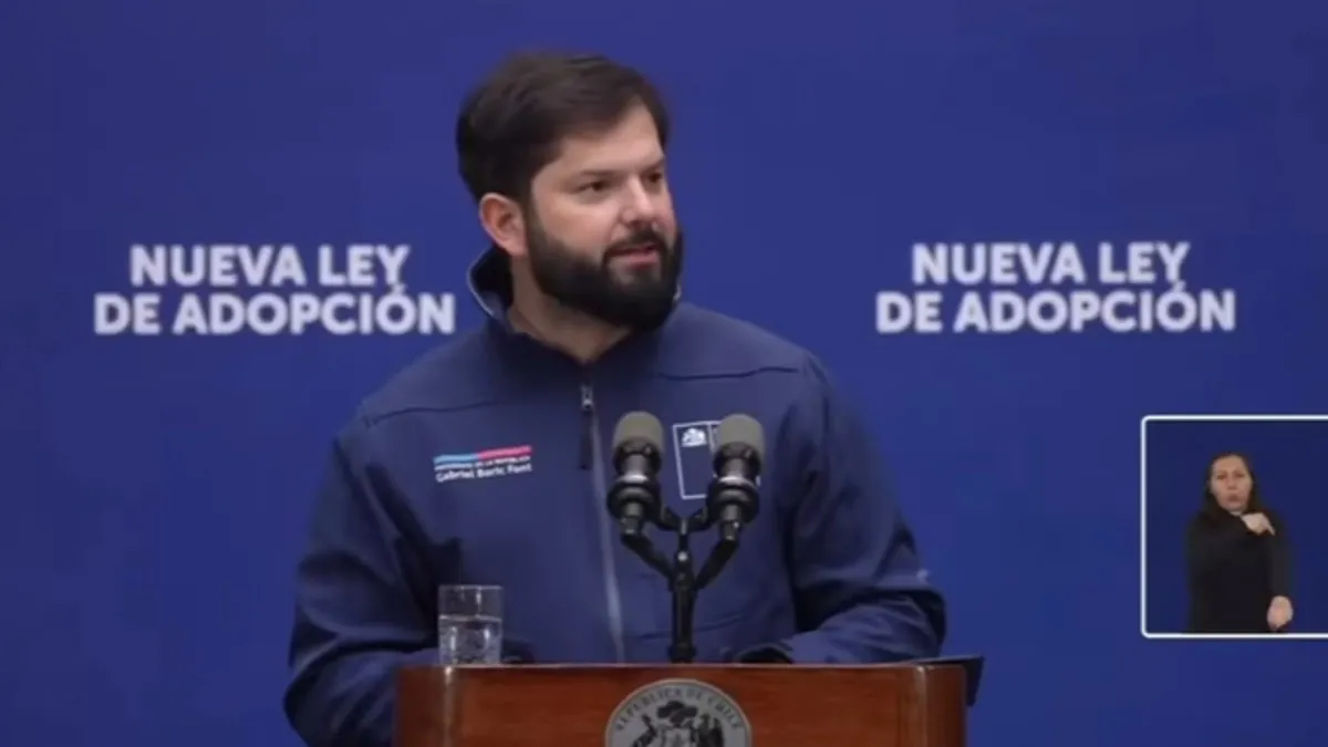 Gabriel Boric, presidente de Chile. 