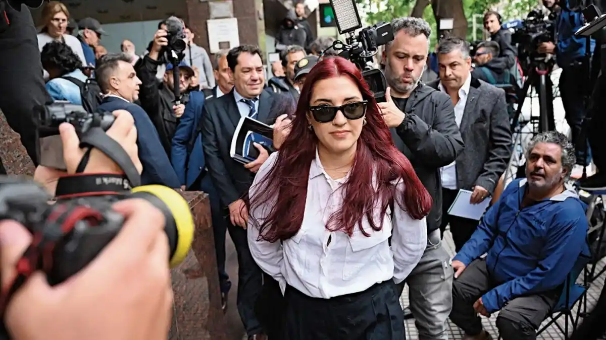 Jana Maradona en el juicio por la muerte de su papá, Diego Maradona