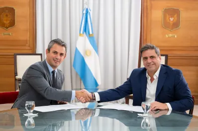 Catalán y Martín Menem firmaron un acuerdo para impulsar la capacitación sobre la Boleta Única