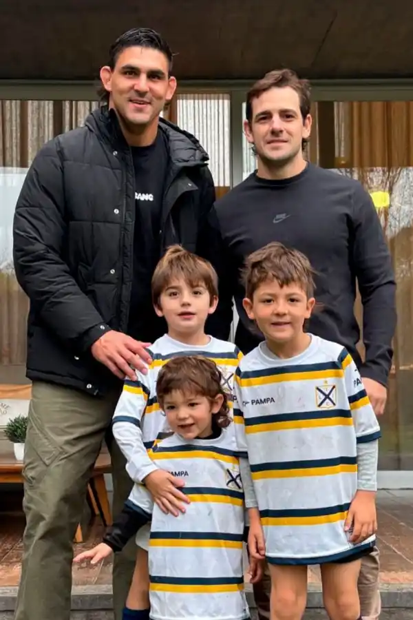 GRANDES AMIGOS. Pablo Matera y Nicolás Sanchez, en la previa del gran evento.