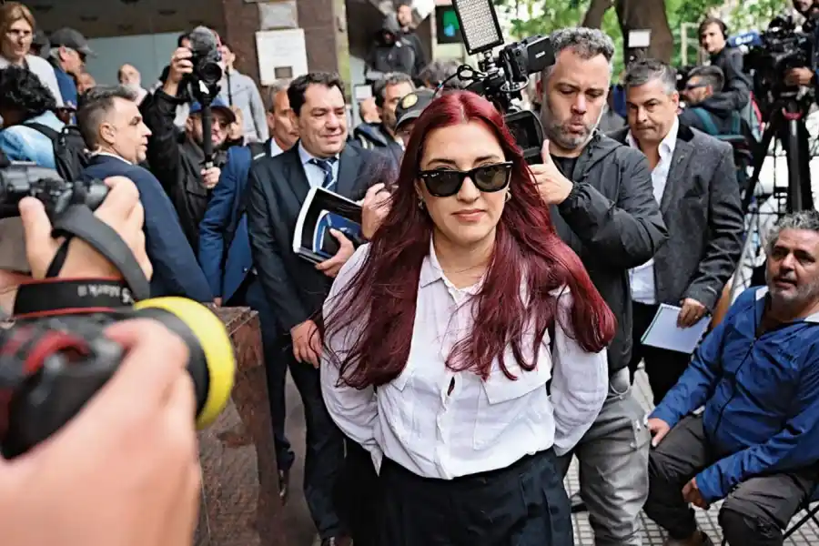 Jana Maradona en el juicio por la muerte de su papá, Diego Maradona