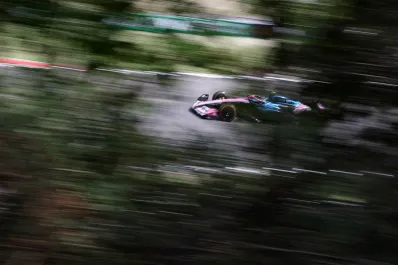 Colapinto mejoró y terminó 13º en la última práctica antes de la clasificación en Hungría