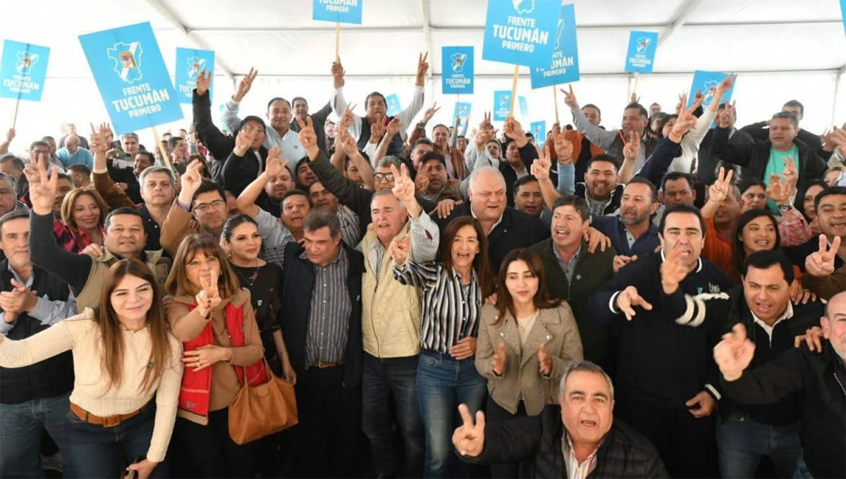 “TUCUMÁN PRIMERO”. El Partido Justicialista mostró fortaleza en Lules.