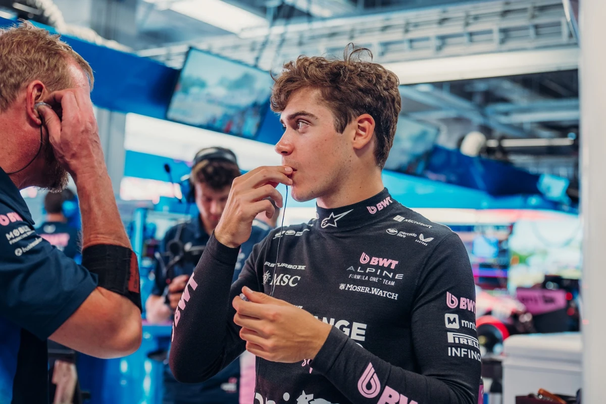 DESILUSIÓN. Colapinto no contó con un trabajo de equipo que lo ayude en Hungría. 