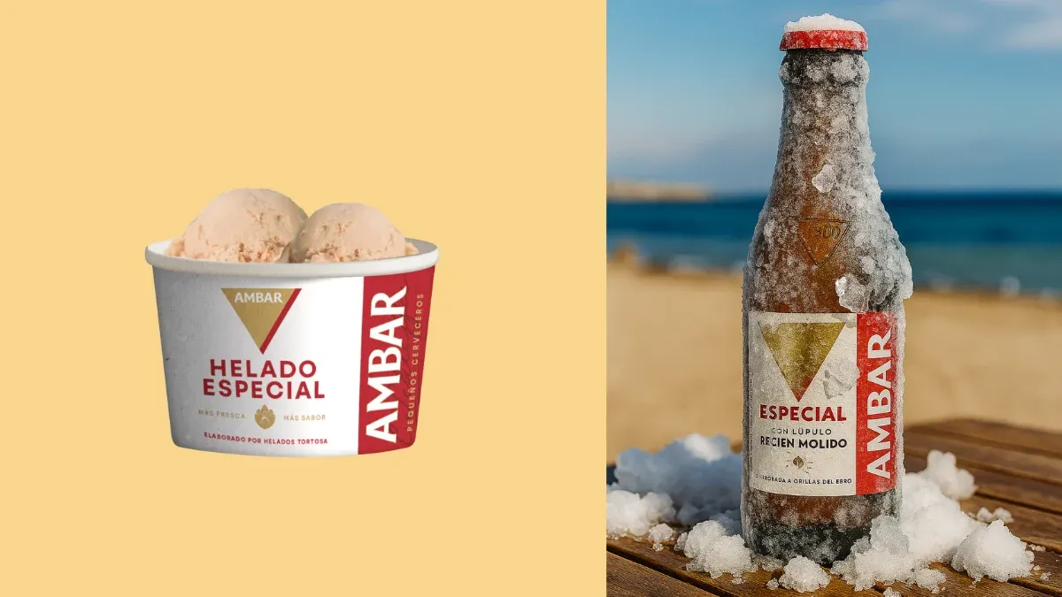 Helado con sabor a cerveza y alcohol: la insólita propuesta de una marca española que ya se prueba en Zaragoza