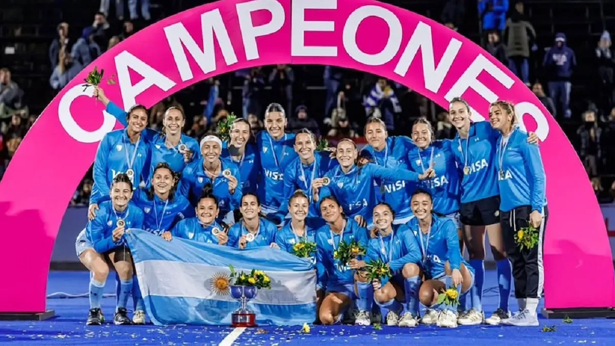 Festejo por duplicado: Las Leonas y Los Leones se consagraron campeones de la Copa Panamericana