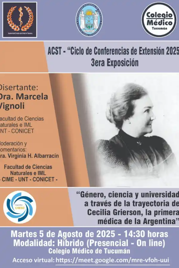 La oportunidad de conocer a fondo a la primera médica argentina