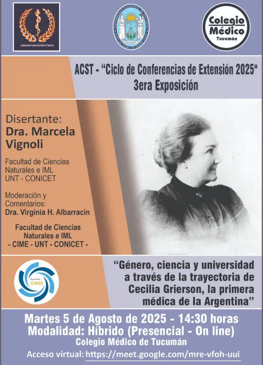 La oportunidad de conocer a fondo a la primera médica argentina