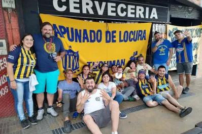 Más que a Di María, nosotros amamos a Rosario Central, dicen los integrantes de la filial 19 de Diciembre de Tucumán