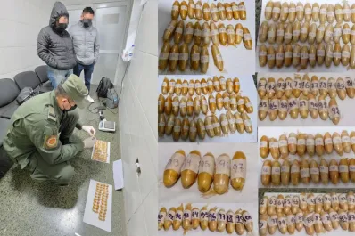 Tucumán: detienen a dos pasajeros con 197 cápsulas de cocaína ingeridas