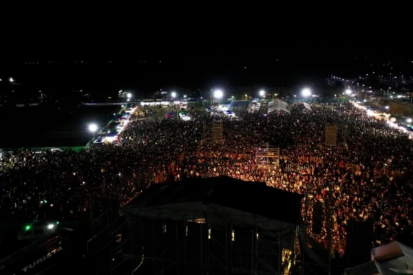 El locro convocó multitudes en Concepción en un día de fiesta