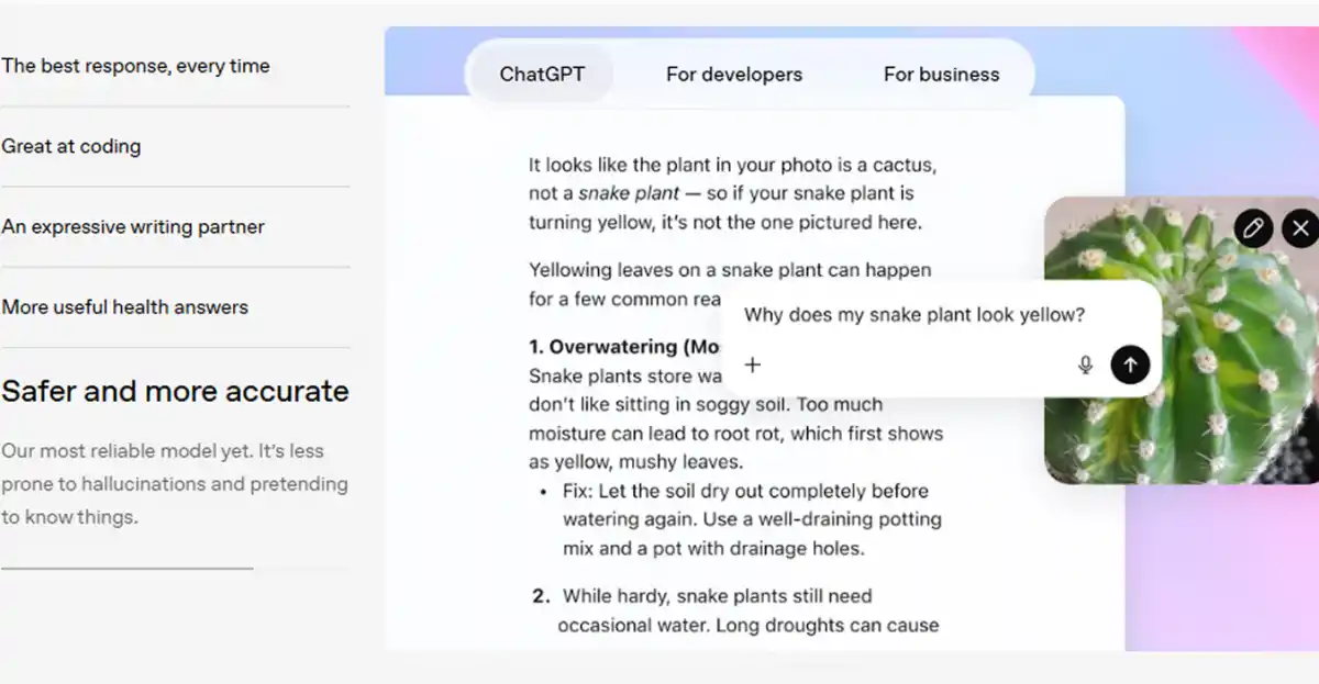 OpenAI presenta GPT-5, su modelo de inteligencia artificial más avanzado y ahora gratuito para todos lo usuarios