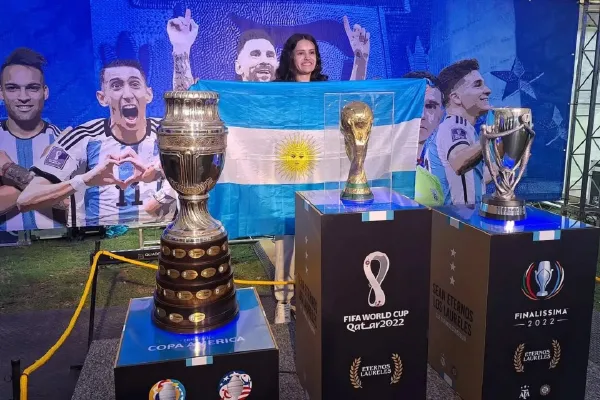 Las copas de la Selección Argentina llegarán a San Miguel de Tucumán para una exhibición especial