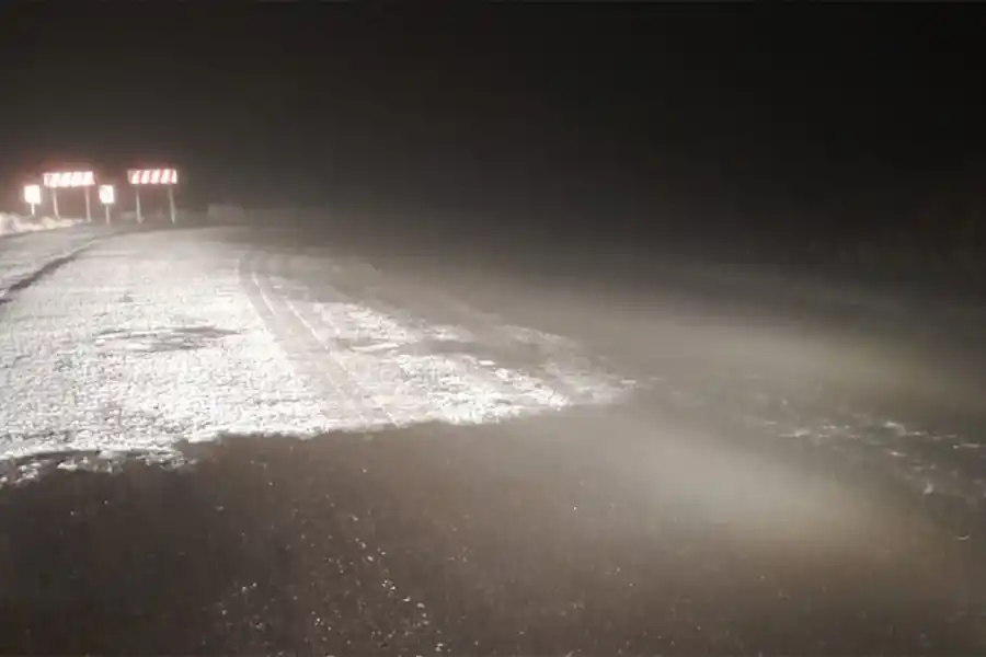 Habilitaron el tránsito sobre la ruta 307: recomiendan circular con precaución debido a la neblina