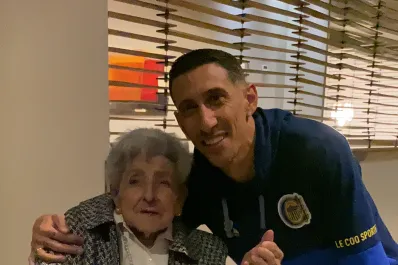 100 años esperando este abrazo: la abuela tucumana que cumplió su sueño con Ángel Di María