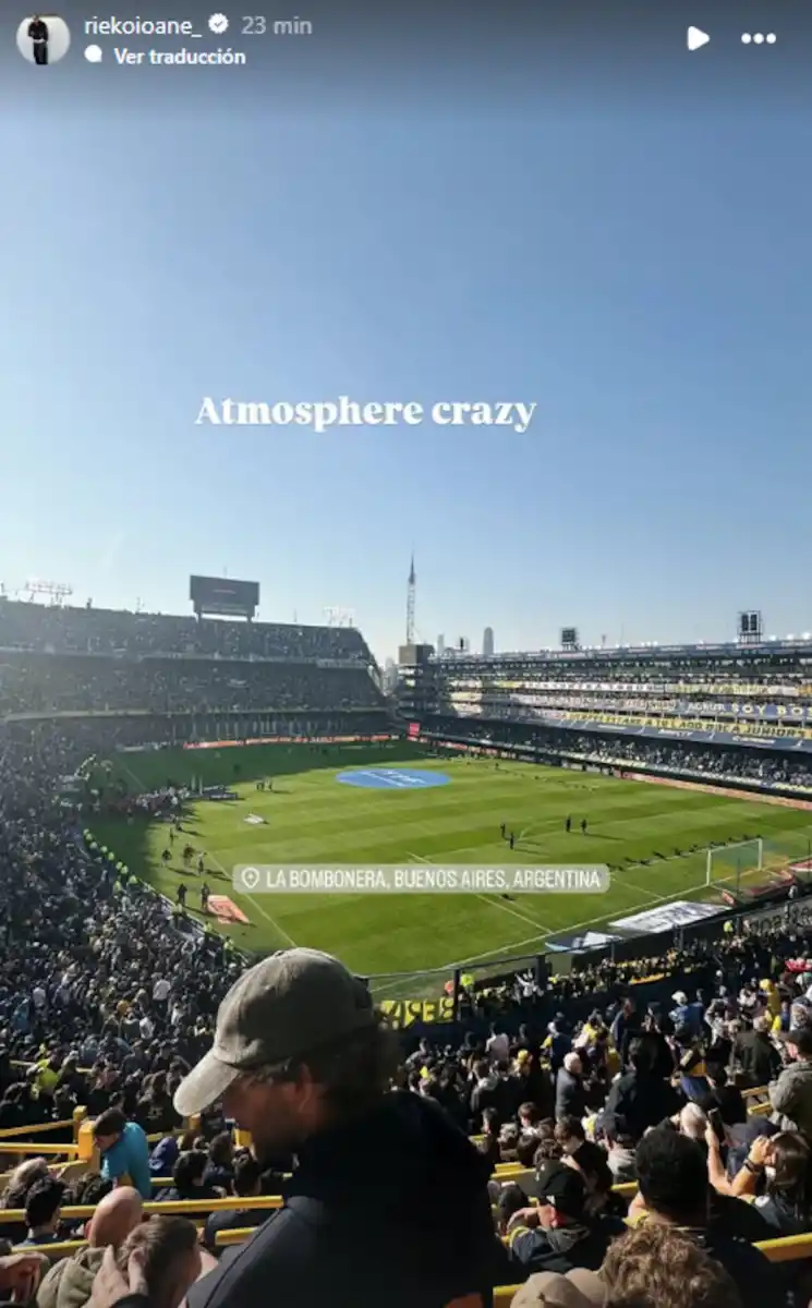 SORPRENDIDO. Rieko Ioane compartió en sus redes la experiencia 