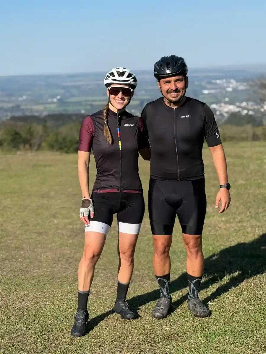 EN BUENAS MANOS. Cuezzo Otero y Durán, alumna y entrenador, correrán juntos.