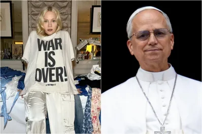 Madonna le pide al Papa León XIV que viaje a Gaza para salvar a los niños