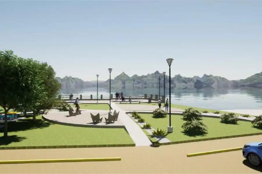 INICIATIVA EN EL VALLE DE TAFÍ. Los especialistas de Turismo ya elaboraron el proyecto de espacio público conocido como “El mirador del lago”.