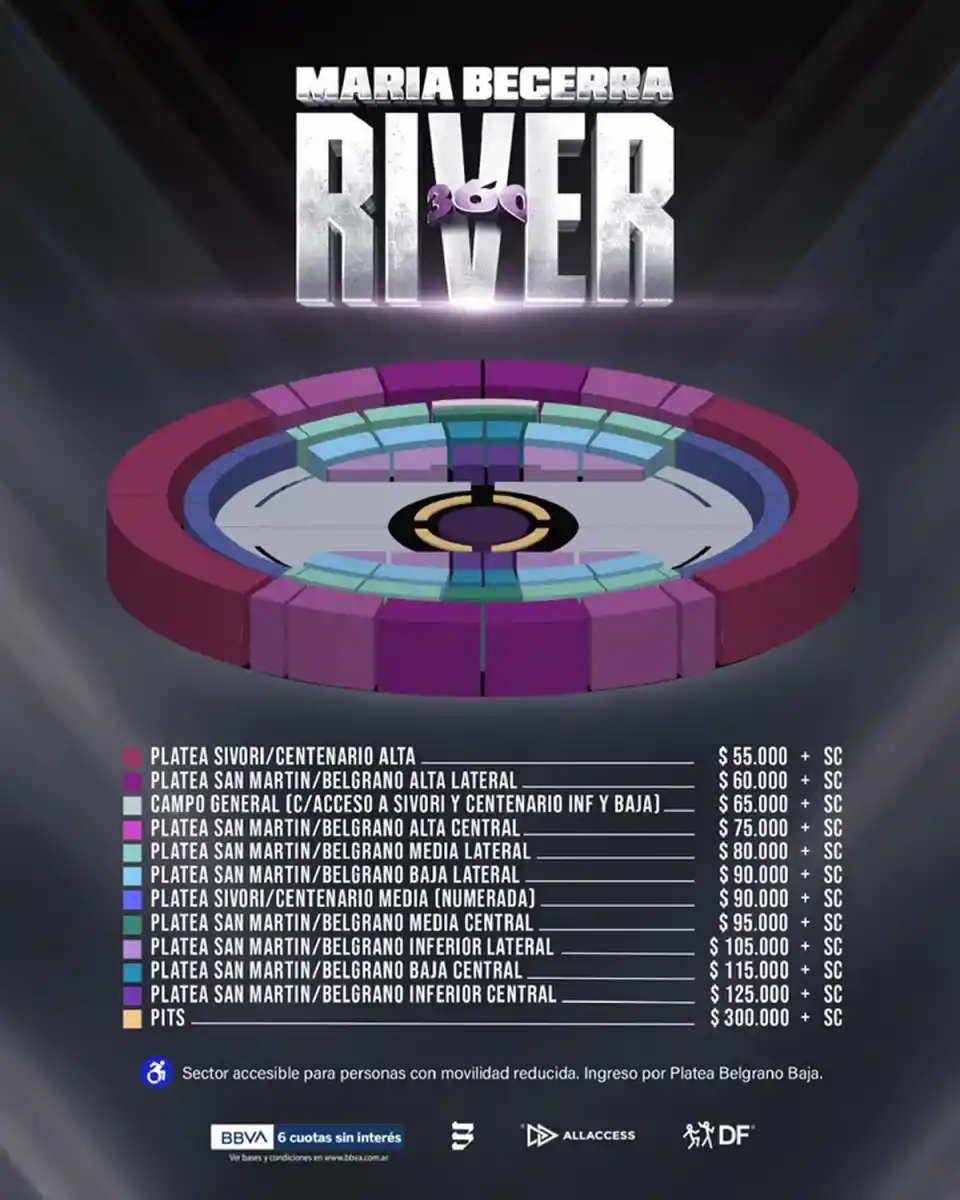 Cuánto cuestan las entradas para ver a María Becerra en River