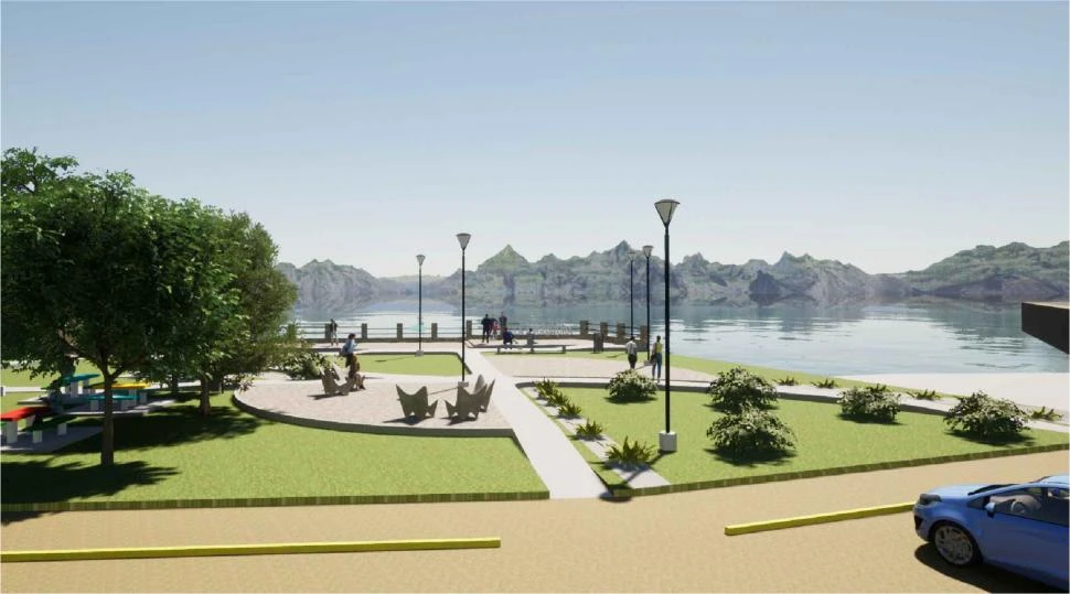 INICIATIVA EN EL VALLE DE TAFÍ. Los especialistas de Turismo ya elaboraron el proyecto de espacio público conocido como “El mirador del lago”.