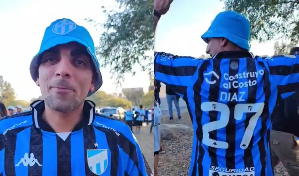 Le arregla la camioneta a Leandro Díaz y el Loco le regaló su camiseta de Atlético Tucumán