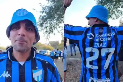 Le arregla la camioneta a Leandro Díaz y el Loco le regaló su camiseta de Atlético Tucumán