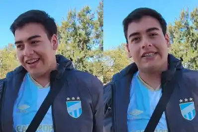 El vaticinio de un hincha de Atlético Tucumán: Anulo mufa, pero en Salta tenemos buena suerte