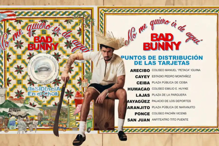 RESIDENCIAS HISTÓRICAS. El proyecto “No me quiero ir de aquí” propone un verano inolvidable en Puerto Rico. / BAD BUNNY