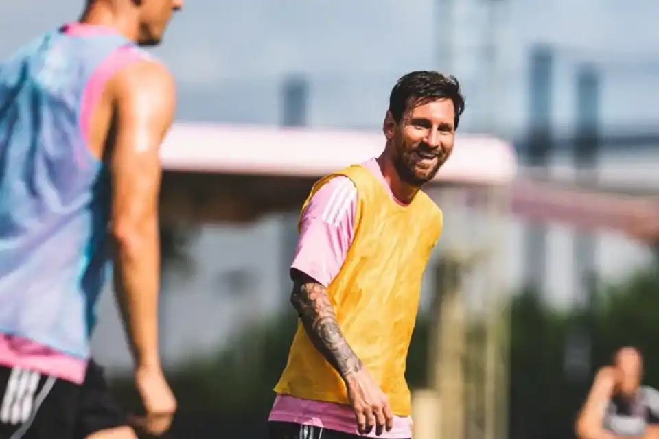 Messi volvió a entrenarse con Inter Miami y podría reaparecer frente a LA Galaxy