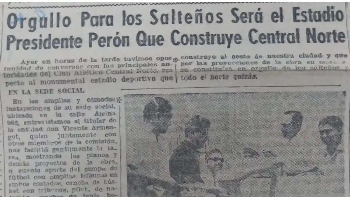 El estadio que soñó Central Norte y perdió Salta