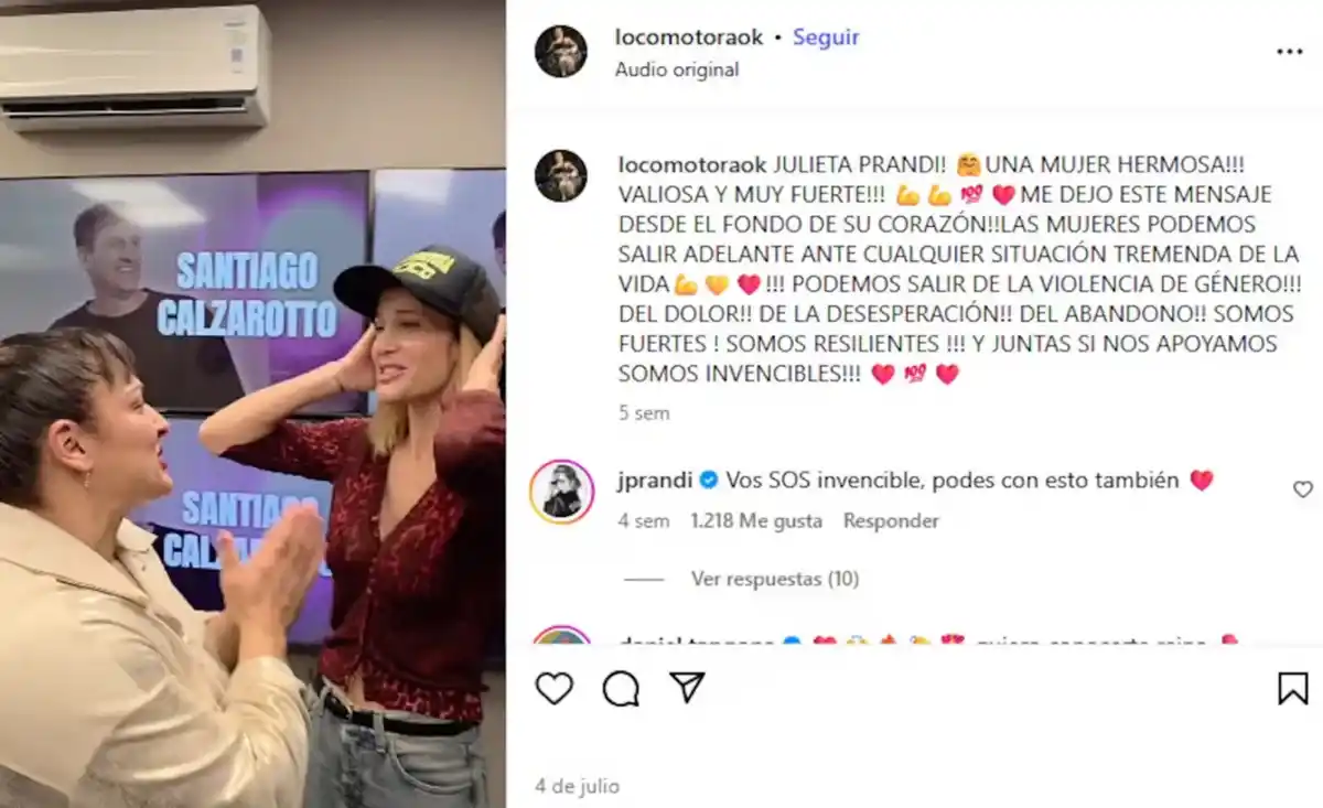 Video viral: las emotivas palabras de Locomotora Oliveras a Julieta Prandi durante el juicio a Contardi