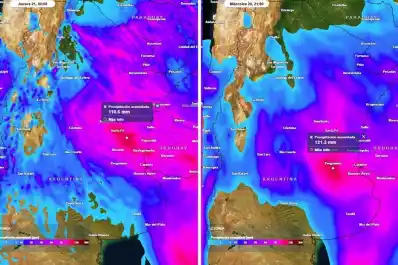 Condiciones adversas: qué provincias serán afectadas por las lluvias de la intensa ciclogénesis