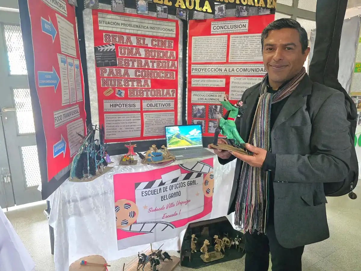 ENTUSIASMADO. Daniel Ledesma contó su experiencia en la Feria.