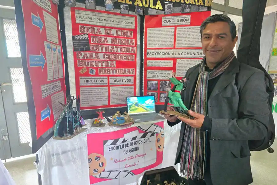 ENTUSIASMADO. Daniel Ledesma contó su experiencia en la Feria.