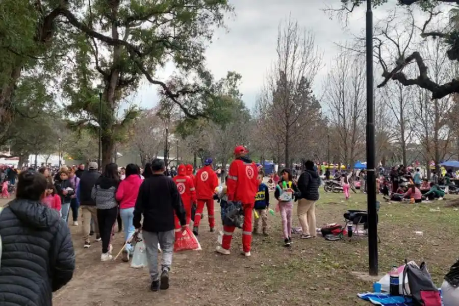 Día del Niño: la fiesta en el parque 9 de Julio no se vio empañada por la basura