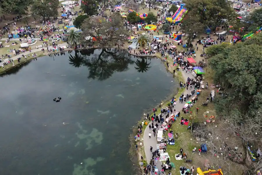 Festejos por el día del niño en el Parque 9 de Julio. Pablo Salcedo / Especial para LA GACTA 